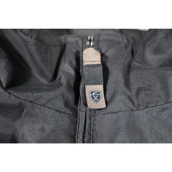 Nike Golf Pullover Jacket Mens XL Black Beige Clima-Fit Windbreaker Bunny Logo - Picture 4 of 8